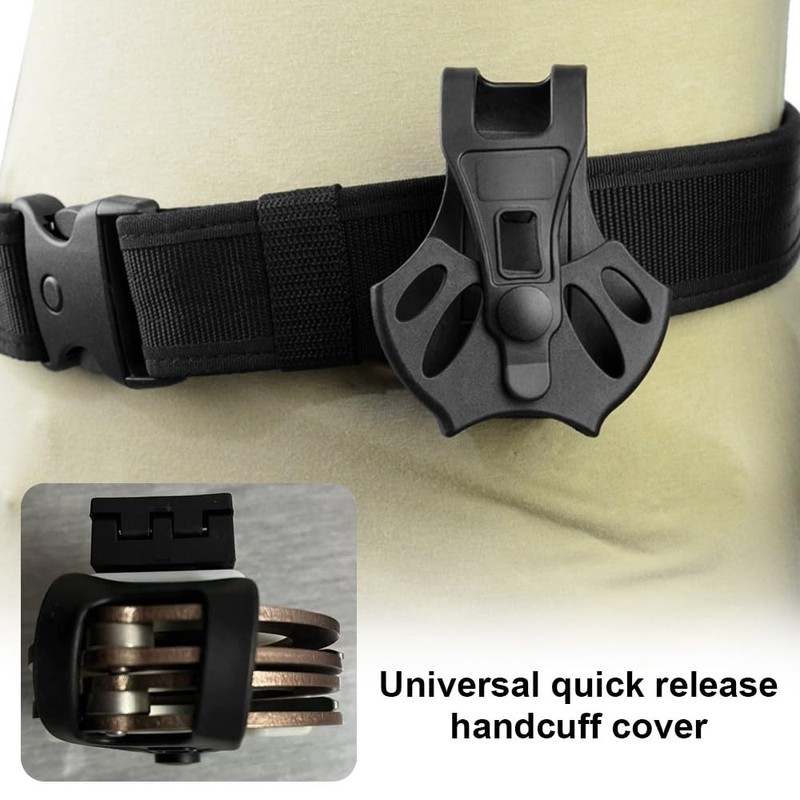 MiOYOOW Handcuff Holder Wear-resistant Handcuff Case Handcuff Cover Handcuff Holster