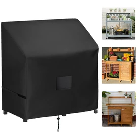 FLYMEI Outdoor Garden Potting Bench Table Cover, Waterproof Windproof Protective Cover for Outdoor Cabinet/Potting Benches for Outside/Garden Table for Planting, 47" x 20" x 47"
