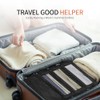 Aucovely Suitcase Organizer Travel Bags Organizer for Luggage Compression Hanging