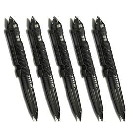 AODTOSIP 5 Pack Window Breaker Pen, Portable Multi-Functional Emergency Car Window Glass Breaking Tool Pen with 5 Ballpoint Refills