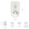 Konyks Priska+ Easy WiFi+BT 16A Smart Socket with Counter White