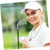 SUPVOX Elegant Golf Ball Marker Necklace Crystal Clip Versatile Golf