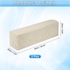 uxcell 2Pcs Twill Stretch Armrest Covers, Soft Armchair Slipcovers Couch