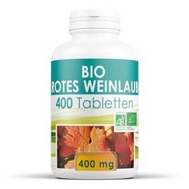 Bio Rotes Weinlaub 400mg - 400 Tabletten