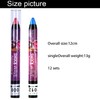 EnMart 12 Colours Eyeshadow Stick, 2-in-1 Glitter Eyeshadow Stick, Smudge-Resistant,