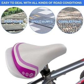 EIRONA Bike Seat for for 12 14 16 18 Inch Kids Bike, Comfort Replacement Bike Saddle for Boys and Girls Bicycle, Fit for 22.2mm Diameter Seatpost, Kids' Bike Accessories