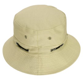 HKSICHENGKEJIUK Unisex Foldable Bucket Cap Wide Brim Sun Hat UPF50+ Beach Sunhat Fashion Fishing Hat Women Men Teens Travel Holiday Camping Gardening Walking Sun Protection Cap Beige