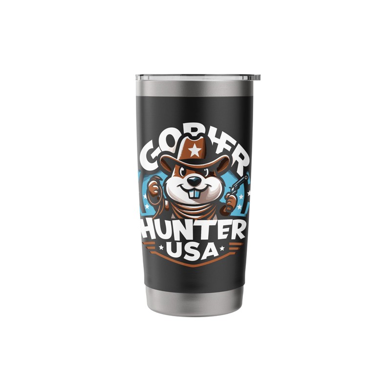 Gopher Hunter USA Gopher Hunting Trap Stainless Steel Insulated Tumbler