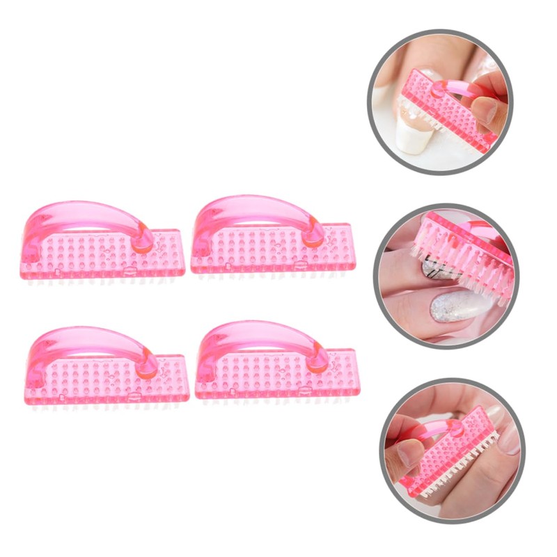 VICASKY 4pcs Nail Cleaning Brushes Durable Fingernail and Toenail Scrubbers