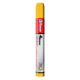 CH Hanson 10385 Yellow Premier Lumber Crayon - 12 Count