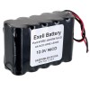 Exell 12V 1000mAh (10xAA) NiCd Battery Pack w/ Wire Leads