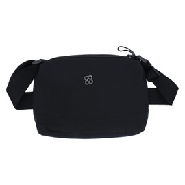 WYYFXY® Crossbody Bag Women's Shoulder Bag Waterproof Nylon Bag Small Shoulder Bag Black Handbag with Adjustable Strap 4 Compartments, black