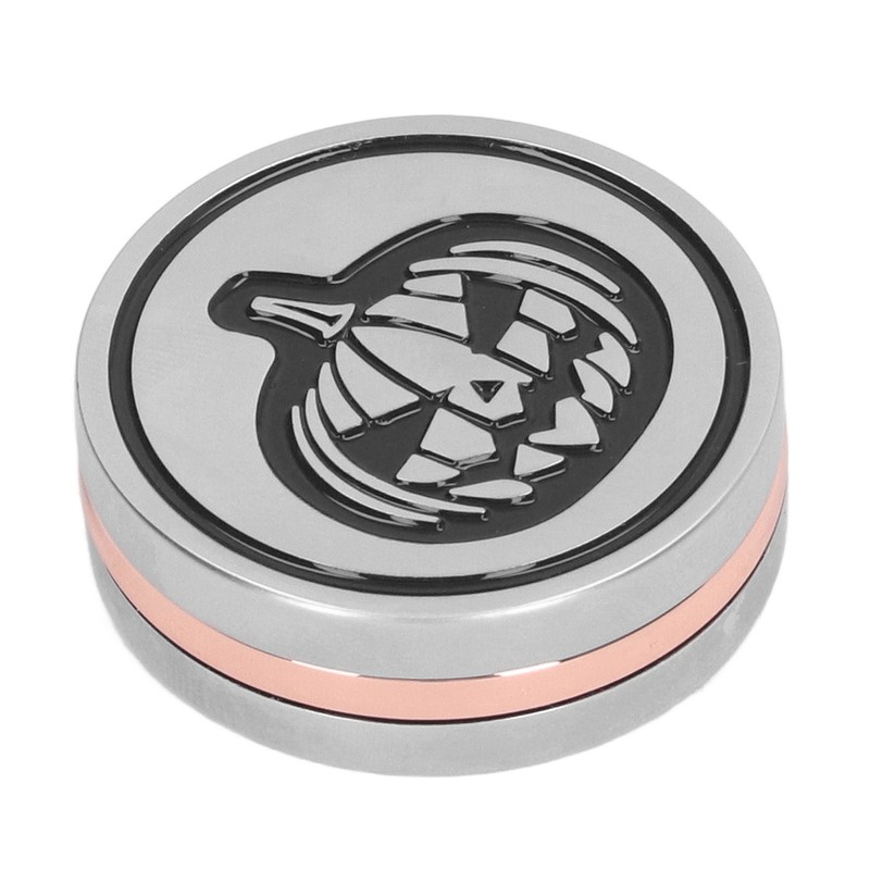 Pumpkin Coin Slider Pumpkin Pattern Push Slider Toy Zinc Alloy