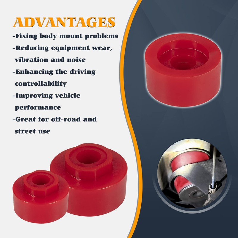 V-SEK 6-116 Body Mount Bushings Kit Compatible with Ford Explorer