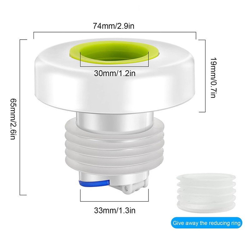 Laroal Sewer Pipe Deodorizing Washing Machine Hose Connector Sewer Hose