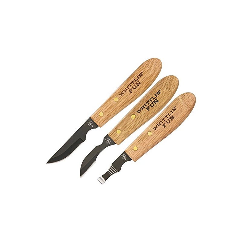 UJ Ramelson Co Old Forge Whittlin Fun 3pc Woodcarving Kit