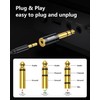 ANDTOBO 1/4''(6.35mm) Male to 1/8'' (3.5mm) Female Stereo Audio Jack