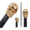 Safa Black Wooden Skull Stick Vintage Gift for Men