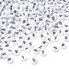 Handicraft Emporium | Flat Round Alphabet Acrylic Beads | Approx