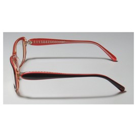 Koali 7184k For Ladies/Women Designer Full-Rim Shape Hip Ophthalmic Fashion Accessory Eyeglasses/Eyeglass Frame (53-14-130, Taupe/Coral/Transparent Orange)