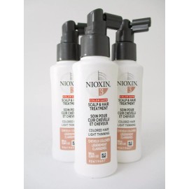 Nioxin System #3 Scalp & Hair Treatment  3.38 oz (unboxed) Pack of 3