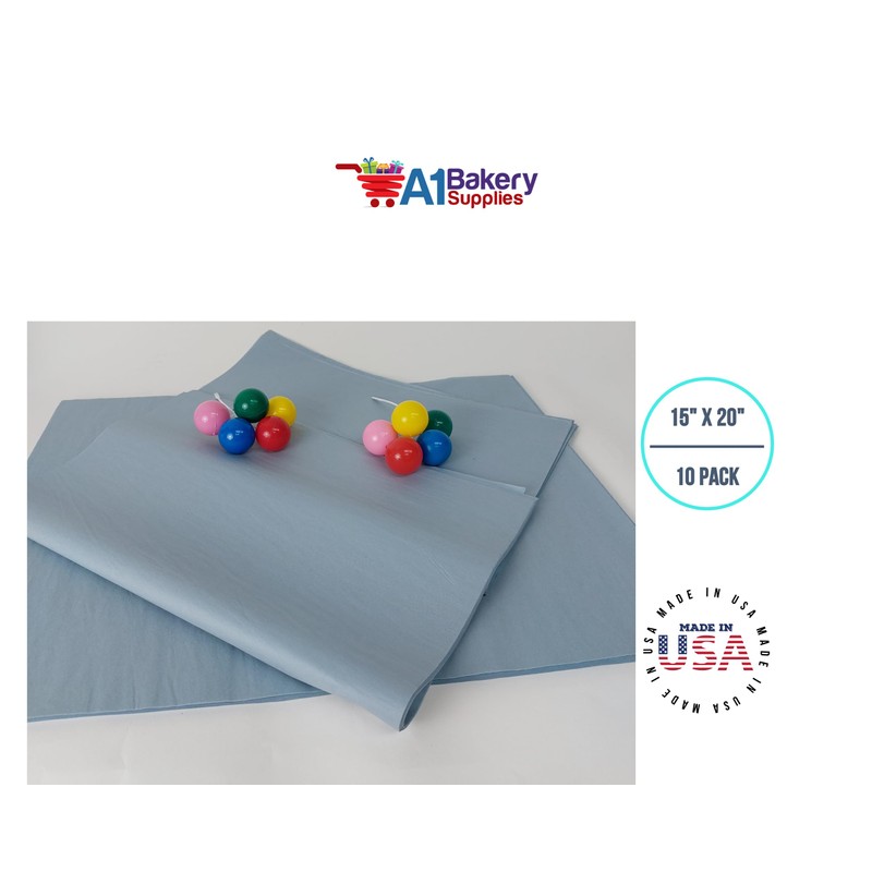 Antique Blue Gift Wrapping Tissue Paper 15X20 10 Pack by