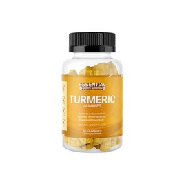 Essential Turmeric Gummies | Joint Support | Ultra High Absorption Tumeric Curcumin | 2000 mcg Black Pepper | Vegan | Gluten Free | 60 Count