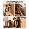 SOLADDER 6 Step Ladder, Anti-Slip and Foldable Step Ladder for
