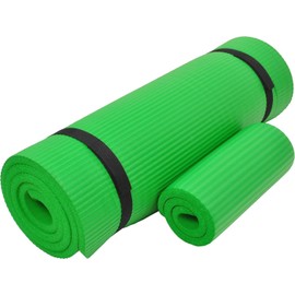 Elevon 1/2-Inch Extra Thick Yoga Mat with Knee Pad, High Density Non-Slip Exercise Mat for Pilates, Stretching & Workouts, Includes Carrying Strap, Multiple Colors