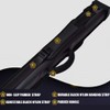 Champion 2X2,2X3,3X4 Nylon/Leatherette Billiard Pool Cue Stick Hard Case (Black