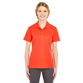 UltraClub Ladies' Cool & Dry Mesh Piqué Polo L ORANGE