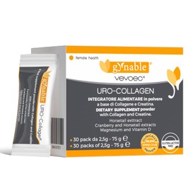 Vevoec Gynable UROCollagen,Bladder Control Supplement for Women,Urinary Tract Health, Strengthen Pelvic Floor Muscles,Urinary Leakage,Female Care,with Creatine,Natural Lemon Flavored