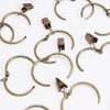 HappyHome Curtain Rings Curtain Hooks 38mm Metal Clip Ring Runner