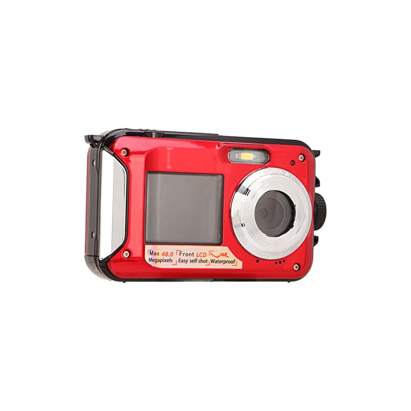 Waterproof Digital Camera, Full HD 2.7K 48MP 10ft Waterproof Underwater