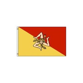 AES 3x5 Sicily Super Polyester Nylon Flag 3'x5' House Banner 90cm x 150cm Grommets Double Stitched Premium Quality Indoor Outdoor Pole Pennant