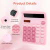 yuun Pink Desk Organizers and Accessories, Office Supplies Include Mesh