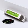 Metal Precision Level, Glass Vial, Spirit Bubble Level, Accurate, Green,