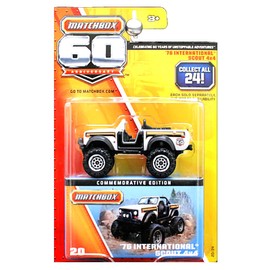 2013 Matchbox 60th Anniversary Commemorative Edition '76 International Scout 4X4 White/Black #20/24
