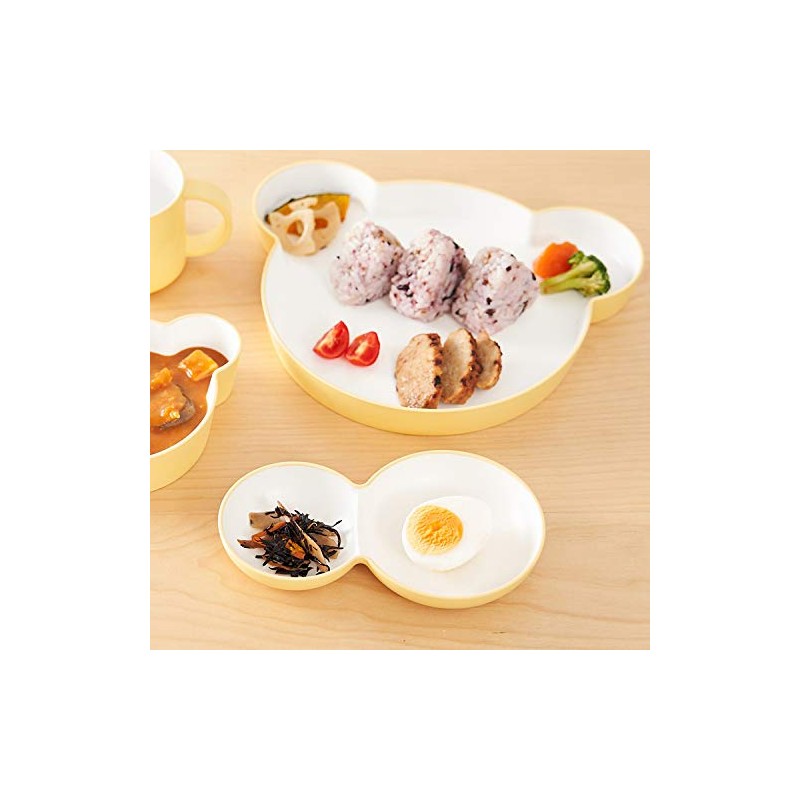 tak Kids Dish For Baby Yellow Children's Dinnerware Set W
