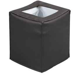Bonform 7408-72BK Storage Smart Dust Box with Cover, 0.6 x 5.9 x 7.1 inches (15 x 15 x 18 cm), Black