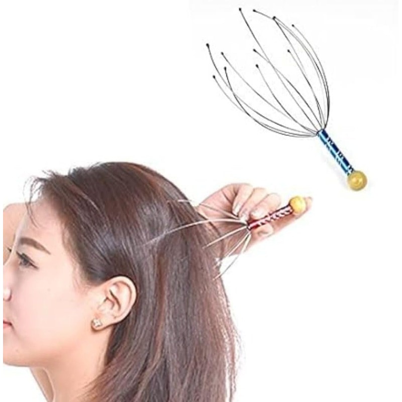 Generic Scalp Head Fingers Massager, 2Pcs Head Tickler Head Whisk