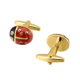 Yoursfs Animal Cufflinks, Cute, Ladybug Cufflinks, Red, Fashionable, Cufflinks, Men's, Women's, Accessories, Present