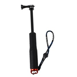 TEHAUX Extendable Aluminum Alloy Selfie Stick for Sports Camera Lightweight Travel Accessory for Diving and Outdoor Use for Capturing Stunning Underwater Shots