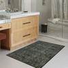 Othilic Non Slip Floral Entry Rug - 3x5 Soft Washable