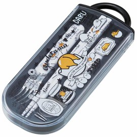 Skater TACC2-A Children's Trio Set Chopsticks Spoon Fork Gudetama 21