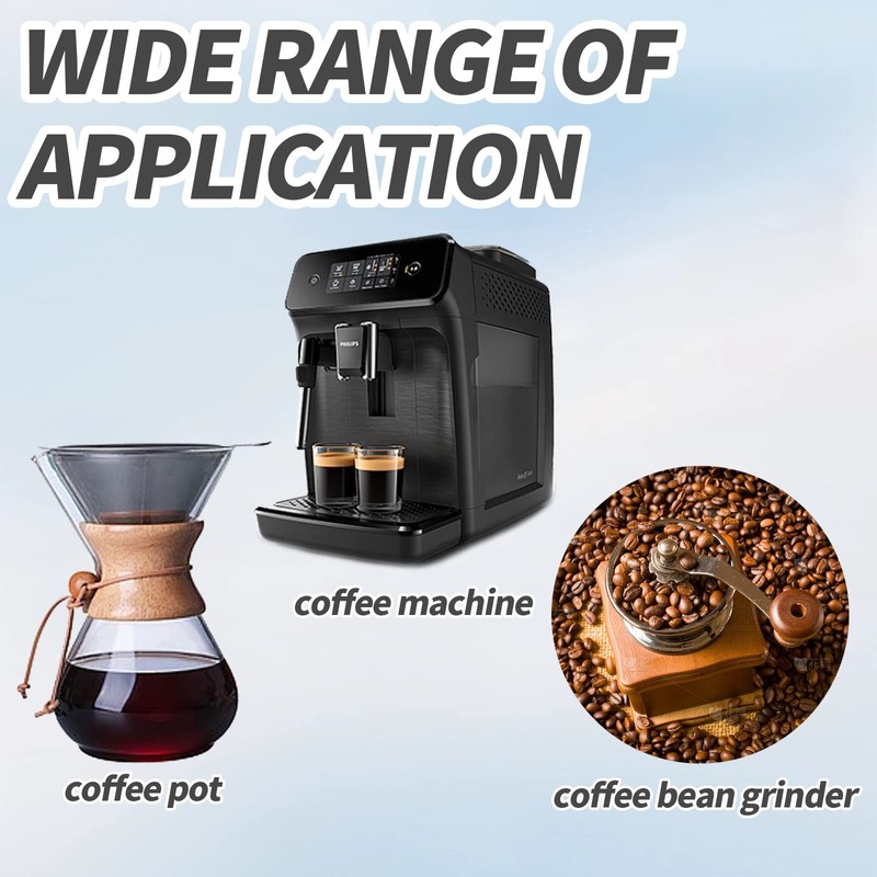 2 Pack Coffee Brush Set -Espresso Machine Cleaning Brush Kit