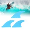 3Pcs Surfboard Fins PVC Thruster Fins Surfing Board Accessories for