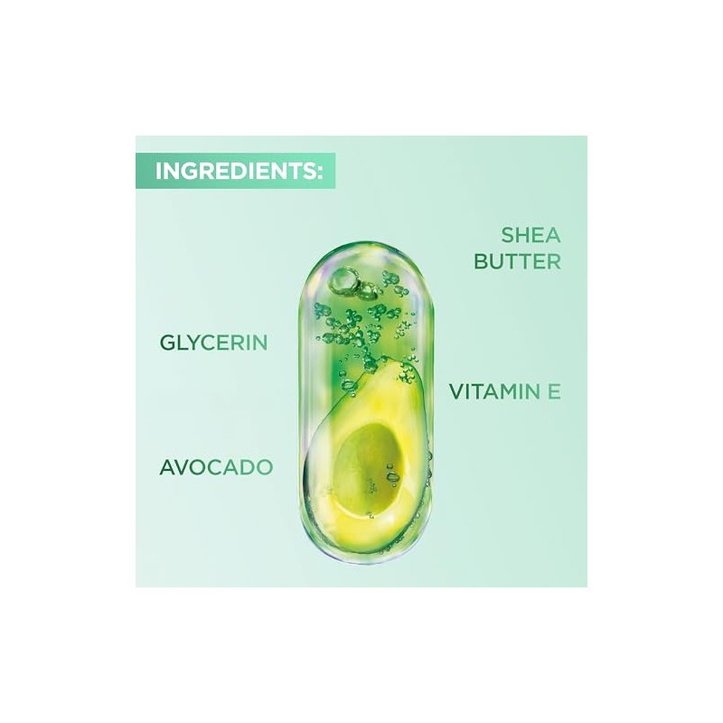 Garnier Body Cream Vitamin E Avocado Moisturising Shea For Dry