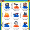 Dart Gun Party Honeycomb Centerpieces, 9 Pcs Dart War Gun