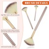 9 Pieces Facial Fan Mask Brushes, Soft Facial Applicator Brushes